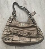 Bronze Gold Coach Bag- Good condition. Photo 0