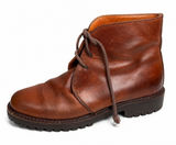 Polo Country Ralph Lauren 7 Boots Chukka Brown Leather Sportsman Lug Sole Vtg 90 Photo 0