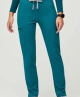 FIGS Yola™ High Waisted Scrub Pants Pacific Blue Photo 0