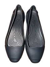 Crocs Lina Flats Womens 7 Black Pointed Toe Slip On Comfort Work Shoes 203404 Photo 0