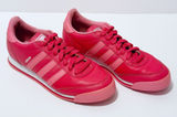 Adidas Orion Leather Low Top Sneakers Womens 8.5 Pink Barbie Colorful Photo 0