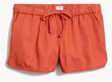 J. Crew Linen Cotton Drawstring Shorts M Photo 0