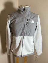 The North Face Women's Denali Full Zip Fleece Jacket White and Gray Size Small Photo 0