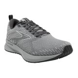 Brooks Levitate 5 Sneakers Shoes Low Top Running Grey Oyster Blackened Pearl 7.5 Photo 0
