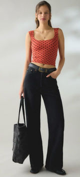 BDG Ribbed Square Neck Tank Top Photo 0