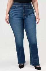 Torrid Plus 1X Lean Jean High Rise Slim Boot Jeans Pull On Stretch Smooth Soft Photo 0