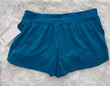Lululemon Fast and Free High Rise Classic Fit Split Short 3" Hawaiian Blue XL Photo 0