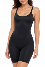 Maidenform Womens Black Cellulite Reducing Firm Control Shapewear Bodysuit L Photo 0