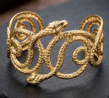 European & American Gold Plated snake bangle bracelet womens jewelry Photo 0