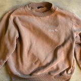 White Fox Brown Sweatshirt Photo 0