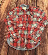 Vintage Women’s Abercrombie & Fitch Red Button Down Shirt Size Small Photo 0