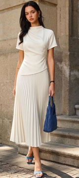 Commense Dress White Size M Photo 0