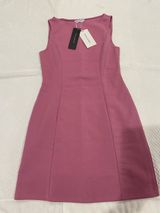 Petite Sophisticate Sleeveless Mini Dress in Rose Pink Photo 0
