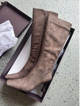 Jeffrey Campbell Checkmate Tall Heeled Boots $210 Photo 0