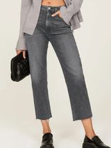 Citizens of Humanity Daphne Crop Jeans Washed Charcoal Gray Photo 0