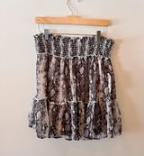 NWT A Beautiful Soul Snakeskin Skirt Photo 0