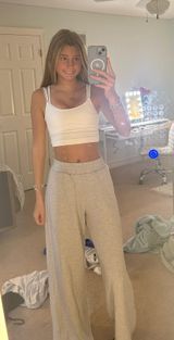 Wide legged sweatpants Tan Size XS Photo 0