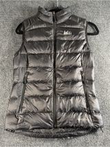 REI Co-op Down Vest Women's XS Black Pertex Quantum Packable Puffer Photo 0