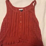 American Eagle Crochet Tank Cropped Photo 0