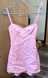 Beginning Boutique Dress Mini Pink Photo 0