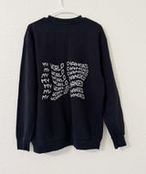 My World Changed Christian Graphic Sweatshirt Black Oversized Large Photo 0