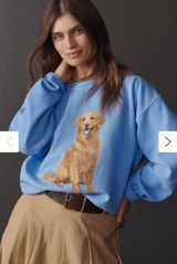 Blue Dog Sweatshirt Photo 0