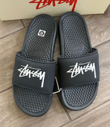 Nike Benassi Stussy slides in black size M8/ W9.5 Photo 0