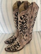 Corral A3569 Women's Embroidered Western Cowboy Boots Sequin Inlay Rhinestones 8 Photo 0