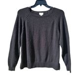 Caslon NWT Nordstrom Womens XXL Black Crewneck Raglan Sleeve‎ Knit Sweater Photo 0