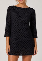 Marc by Marc Jacobs Swim‎ Cover Tunic Dress Small Black Logo Vacation Resortwear Photo 0