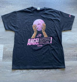 Reebok Angel Reese Black Pink Basketball Graphic Tee Size XL Photo 0