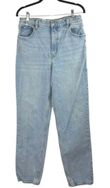 Abercrombie & Fitch 90's Straight Women's Blue Ultra High Rise Denim Jeans Sz 31 Photo 0