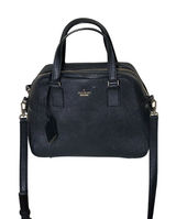 Kate Spade New York Black Saffiano Leather Satchel Crossbody Top Handle Bag Photo 0