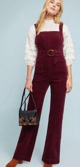 Pilcro and the Letterpress | Anthropologie Corduroy Jumpsuit Size 0 Photo 0
