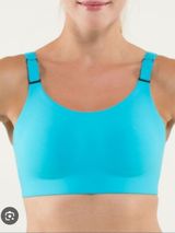 Lululemon Athletica Booby Bracer 34 DD Spry Blue Photo 0