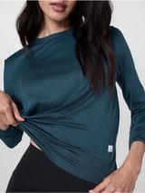 Vuori Daydream Crew Long Sleeve Tee Top Sz L Photo 0