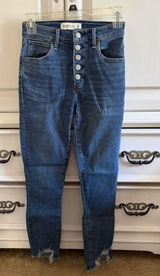 Abercrombie High-Rise Super Skinny Ankle Jeans Photo 0