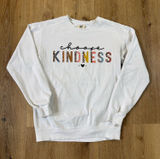 Comfort Colors Choose Kindness Graphic Crewneck Sweatshirt Photo 0