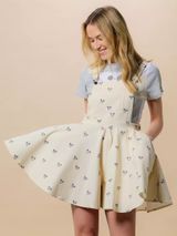 Disney Parks NWOT Her Universe Mickey Mouse Short Overalls Photo 0