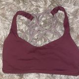 Lululemon Athletica Maroon and Lavender Sports Bra Photo 0