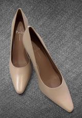 Brand New Linea Paolo Polina-L Blush Pink Nappa Leather Heels 7.5M Photo 0