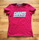 NIKE NFL Team Apparel NY Giants Red Tee Shirt Short Sleeve size Large Photo 0