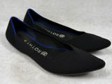 Rothys The Point Black Pointed Toe Flats Womens 8 Sustainable Washable Shoes Photo 0