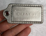 2" COACH Fob Bag Charm Hang tag Hangtag Photo 0