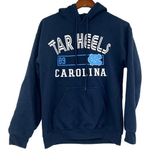 Gildan Carolina Tar Heels navy blue pullover unisex logo sweatshirt hoodie size small Photo 0