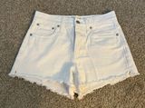 Madewell White Denim Shorts  Photo 0