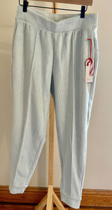 All in Motion Womens Ribbed Jogger High Rise Full Length Light Blue Mint Size M‎ Photo 0
