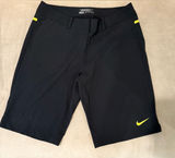 Nike Women’s Athletic Golf Shorts in‎ Black with Yellow Highlights Size 8 Photo 0