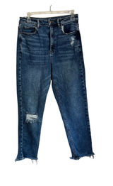 American Eagle Highest Rise Mom Straight Leg Women's Blue Jeans Size 8 Photo 0