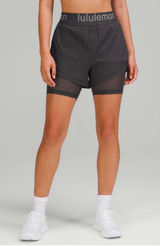 Lululemon Logo Waistband High-Rise Training Short Photo 0